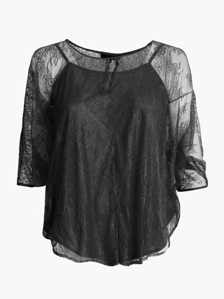 Picture of LACE CAPE SLEEVE TOP